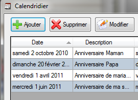 Vignette Calendridier